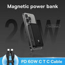 Baseus Magnetic Wireless Charger Power Bank Compact Charge Baseus Magnetic Wireless Charger Power Bank Compact Charge