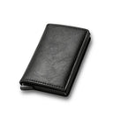 DIENQI Carbon RFID Wallet Male Mini Slim Money Card Holder DIENQI Carbon RFID Wallet Male Mini Slim Money Card Holder