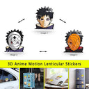NARUTO Anime 3D Motion Lenticular Waterproof Stickers Set NARUTO Anime 3D Motion Lenticular Waterproof Stickers Set