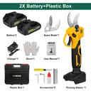 Cordless 30mm Brushless Electric Pruning Shears Dual Gears Cordless 30mm Brushless Electric Pruning Shears Dual Gears