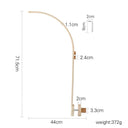 Wooden Bird Bed Bell Mobile: Charming Toy Holder Rattles Wooden Bird Bed Bell Mobile: Charming Toy Holder Rattles