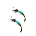Interactive Cat Stick Toy Premium Quality Feather Bell Bird Interactive Cat Stick Toy Premium Quality Feather Bell Bird
