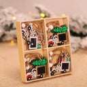 Charming Wooden Christmas Gnome Ornaments for Tree Decor Charming Wooden Christmas Gnome Ornaments for Tree Decor