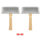 Pet Hair Shedding Brush Wooden Handle Grooming Comb Reduces 90% Pet Hair Shedding Brush Wooden Handle Grooming Comb Reduces 90%