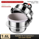 Portable Stainless Steel Pressure Cooker For Camping Cooking Portable Stainless Steel Pressure Cooker For Camping Cooking