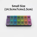Weekly Portable Pill Organizer With 14 Compartments Weekly Portable Pill Organizer With 14 Compartments