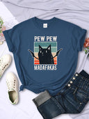 Madafaks Hip Hop Tee Cute Funny Cartoon Print Trendy Streetwear Madafaks Hip Hop Tee Cute Funny Cartoon Print Trendy Streetwear