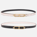 Adjustable Gold Buckle Waist Belt Stylish Skinny Accessory Adjustable Gold Buckle Waist Belt Stylish Skinny Accessory