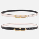 Adjustable Gold Buckle Waist Belt Skinny Accessory For Women Adjustable Gold Buckle Waist Belt Skinny Accessory For Women