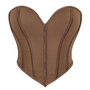 Sexy Women Overbust Corsets Crop Tops Golden Printed Bustiers Sexy Women Overbust Corsets Crop Tops Golden Printed Bustiers