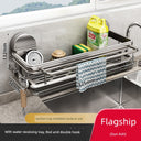 Punch-Free Storage Rack Wall-Mounted Tool For Kitchen Punch-Free Storage Rack Wall-Mounted Tool For Kitchen
