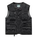 Outdoor Leisure Vest Mens Multi Pocket Coat For Hiking Outdoor Leisure Vest Mens Multi Pocket Coat For Hiking