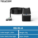 TEUCER LED Lights Computer Power Switch with Mechanical Button TEUCER LED Lights Computer Power Switch with Mechanical Button