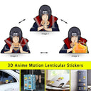 NARUTO Anime 3D Motion Lenticular Waterproof Stickers Set NARUTO Anime 3D Motion Lenticular Waterproof Stickers Set