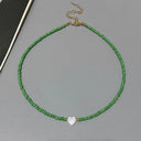 Nature Shell Love Heart Choker Necklace for Girls Nature Shell Love Heart Choker Necklace for Girls