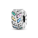 Daisy Sterling Silver Clip Charms with Authentic CZ Detailing Daisy Sterling Silver Clip Charms with Authentic CZ Detailing