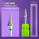 Ceramic Tungsten Nail Drill Bit Set for Manicure Buffing Ceramic Tungsten Nail Drill Bit Set for Manicure Buffing