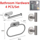 Bathroom Hardware Set With Wall Mount Organizer Space Saver Bathroom Hardware Set With Wall Mount Organizer Space Saver
