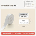 Niimbot White Sticker Paper Professional Waterproof Labels Niimbot White Sticker Paper Professional Waterproof Labels