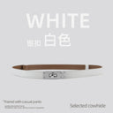 Luxury Leather Waist Belt for Women's Elegant Fashion Accessory Luxury Leather Waist Belt for Women's Elegant Fashion Accessory