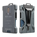 Men's Slim Aluminum Wallet With RFID Blocking Money Clip Men's Slim Aluminum Wallet With RFID Blocking Money Clip