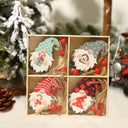 Charming Wooden Christmas Gnome Ornaments for Tree Decor Charming Wooden Christmas Gnome Ornaments for Tree Decor