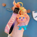 Crystal Bow Tie Bear Keychain Charm Pendant Cute Accessory Crystal Bow Tie Bear Keychain Charm Pendant Cute Accessory