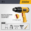 Hot Air Gun LCD Temperatures Adjustable Mini Heat Gun 110V Hot Air Gun LCD Temperatures Adjustable Mini Heat Gun 110V