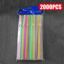 Colorful & Black Reusable Party Straws Eco-Friendly Essential Colorful & Black Reusable Party Straws Eco-Friendly Essential