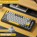 Ajazz Ak820 RGB Gaming Keyboard Versatile Connectivity Ajazz Ak820 RGB Gaming Keyboard Versatile Connectivity