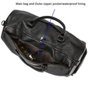 Big Capacity Genuine Leather Travel Bag For Men Women Stylish Big Capacity Genuine Leather Travel Bag For Men Women Stylish
