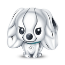 New 925 Sterling Silver Wolf Head Dumbo Pendant Beads New 925 Sterling Silver Wolf Head Dumbo Pendant Beads