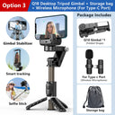 360 Rotation Following Shooting Mode Gimbal Stabilizer Selfie Stick Tripod For iPhone Smartphone Live Photography 360 Rotation Following Shooting Mode Gimbal Stabilizer Selfie Stick Tripod For iPhone Smartphone Live Photography