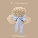 Straw Hat Japanese Style Women's Hand-Woven Summer Lace Straw Hat Japanese Style Women's Hand-Woven Summer Lace