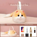JIAERDI Plush Cat Shoulder Bag For Women Design Trendy JIAERDI Plush Cat Shoulder Bag For Women Design Trendy