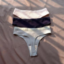 Cotton Thongs Seamless Comfort Pack for Women 3 Pack Cotton Thongs Seamless Comfort Pack for Women 3 Pack