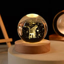 Luminous Crystal Ball LED Night Light Saturn Table Lamp USB Luminous Crystal Ball LED Night Light Saturn Table Lamp USB