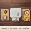 Yidepu Double-Plate Timing Light Food Machine Small Sandwich Maker Yidepu Double-Plate Timing Light Food Machine Small Sandwich Maker