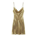 Glamorous Gold and Silver Backless Dress for Stylish Women Glamorous Gold and Silver Backless Dress for Stylish Women