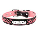 Personalized Leather Dog Collar: Stylish Adjustable Fit Personalized Leather Dog Collar: Stylish Adjustable Fit