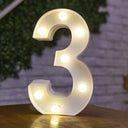 Battery Operated LED Alphabet Lights for Home Party Decor Battery Operated LED Alphabet Lights for Home Party Decor