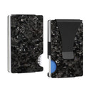 Forged Carbon Fiber Card Holder Wallet Men RFID Slim Luxury Forged Carbon Fiber Card Holder Wallet Men RFID Slim Luxury