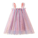 Rainbow Sequins Princess Dress Sparkling Tutu Set For Party Rainbow Sequins Princess Dress Sparkling Tutu Set For Party