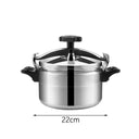 Pressure Cooker 9L Aluminum High Capacity Induction Gas Compatible Pressure Cooker 9L Aluminum High Capacity Induction Gas Compatible