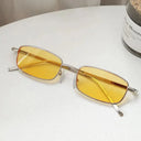 Unisex Vintage Rectangle Sunglasses for Men and Women Unisex Vintage Rectangle Sunglasses for Men and Women