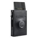 Slim Aluminum Carbon Fiber Black Credit Card Holder Airtag Smart Wallet for Men Slim Aluminum Carbon Fiber Black Credit Card Holder Airtag Smart Wallet for Men