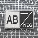 Tactical Blood Type Patch Custom Military Embroidered Gear Tactical Blood Type Patch Custom Military Embroidered Gear