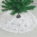 Elegant Faux Fur Christmas Tree Skirt with Sequins Elegant Faux Fur Christmas Tree Skirt with Sequins