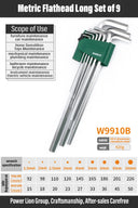 WYNNS Allen Wrench Set Hex Key 9pcs Tool for Repairs WYNNS Allen Wrench Set Hex Key 9pcs Tool for Repairs