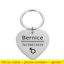 Personalized Engraved Pet ID Tag Keychain for Cats Dogs Personalized Engraved Pet ID Tag Keychain for Cats Dogs